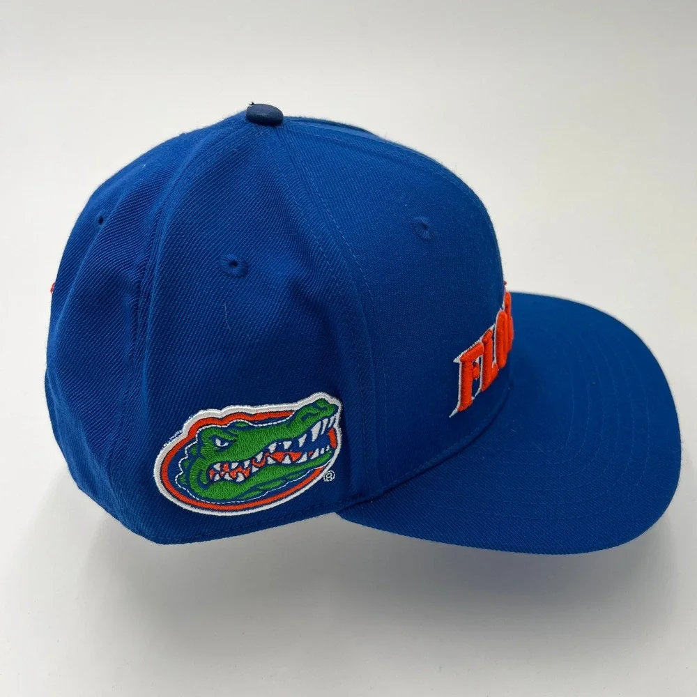 PRO STANDARD Florida Gators‎ Snapback Hat Royal Blue Orange Embroidered Logo